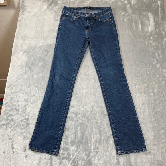Lauren Ralph Lauren Denim - Lauren Ralph Lauren Womens Straight Leg Jeans Blue Medium Wash Size 4 29x30